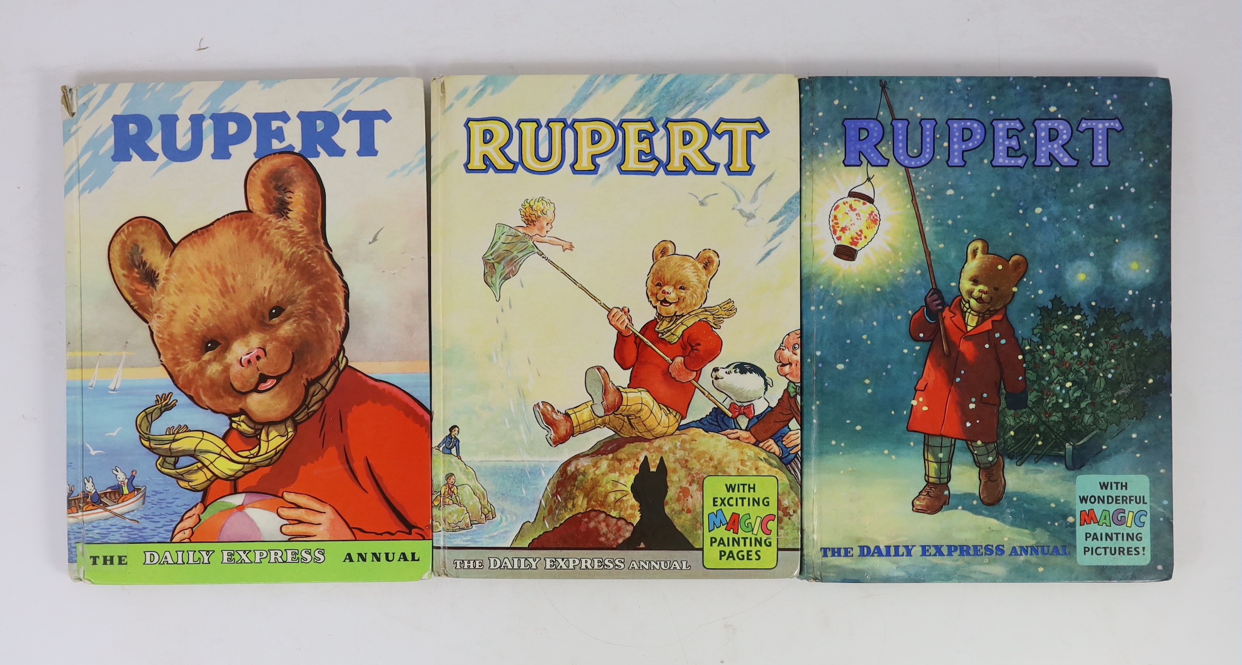 Bestall, Alfred E. - Rupert Bear Annuals, for the years 1954, 1957-60, 1963-68 (10)